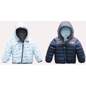 The North Face | Infant Reversible Perrito Jacket | Navy Polar Bear